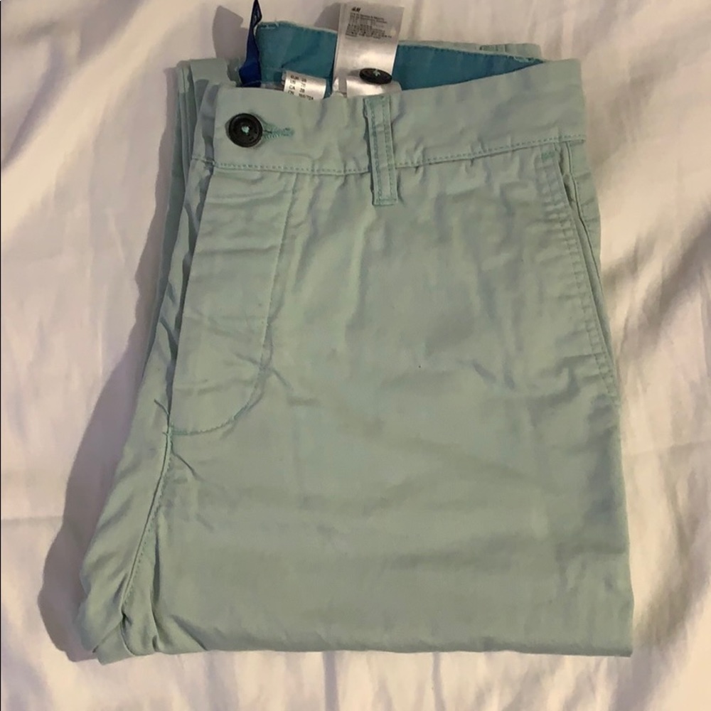 H&M light blue chino pants